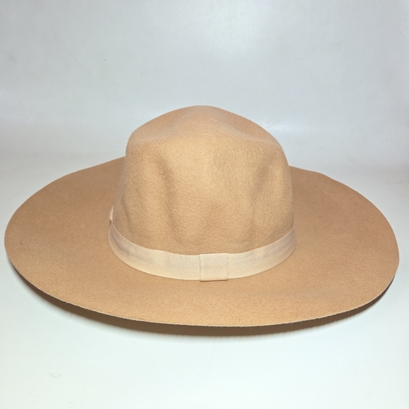 Wallaroo Aspen Wool Indie Boho Minimalist Neutral Fedora Women's Classic Hat. - Picture 3 of 9